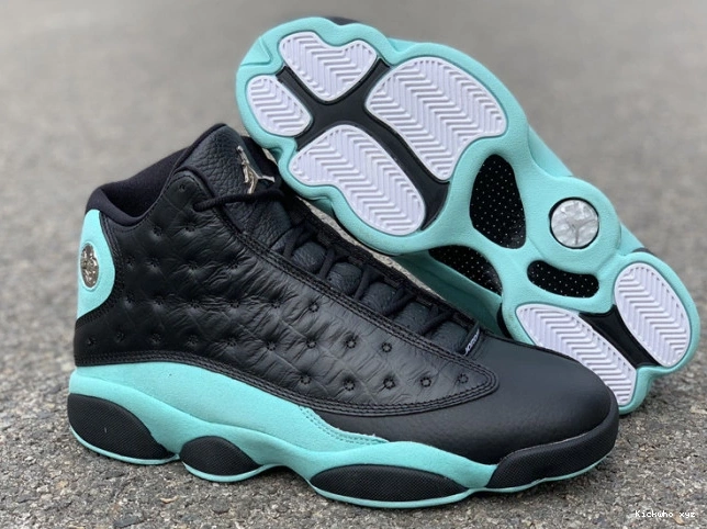 414571-030 Jordan Green 13 Black Island Retro Air 0818